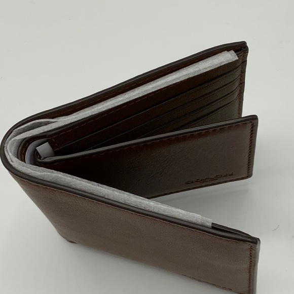 Coach Leather Compact ID Wallet - Picture 6 of 9